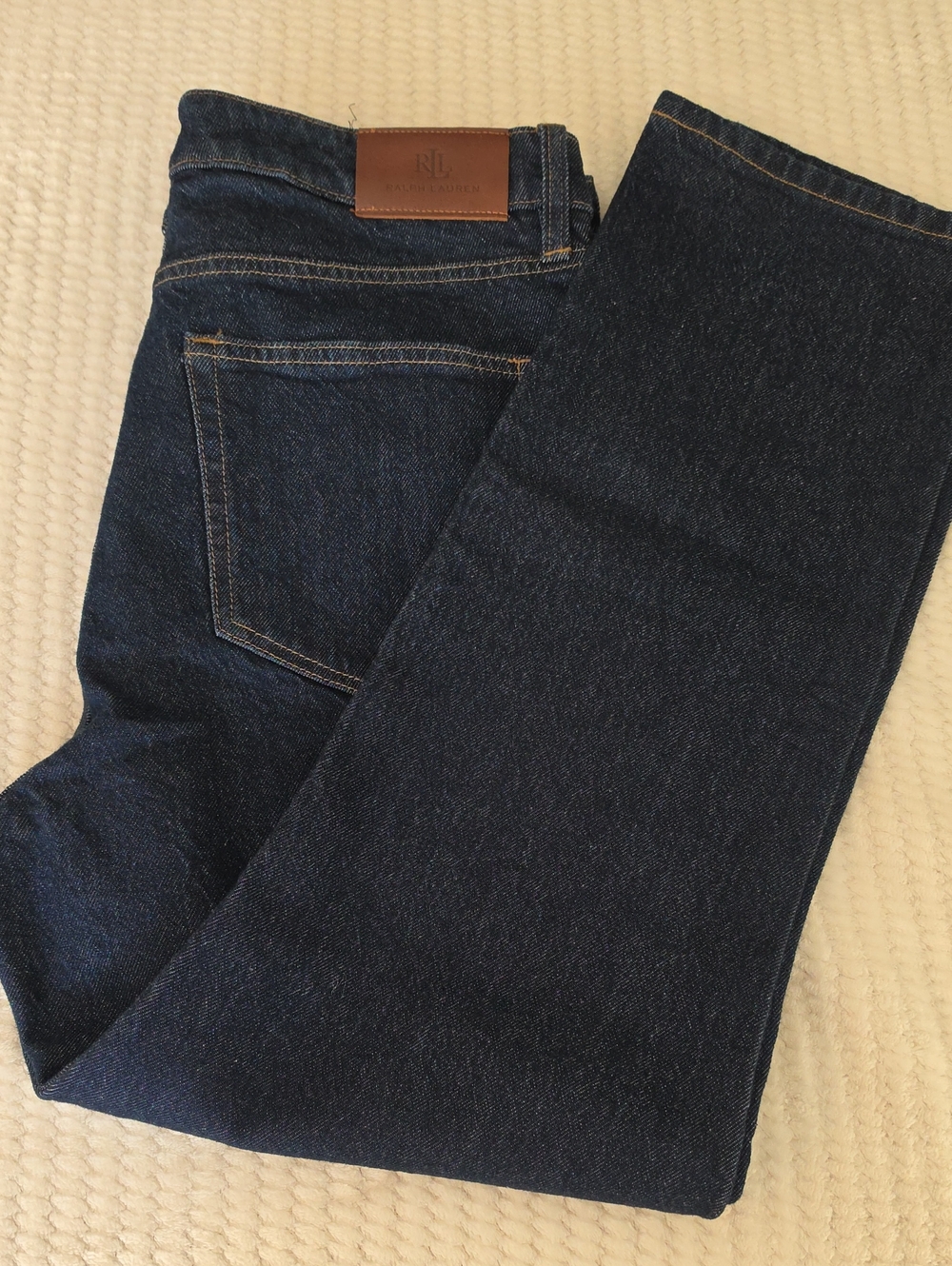 Lauren Ralph Lauren Classic Dark Blue Denim Jeans